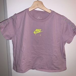 Nike air crop top tee